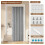 Magnetic Door Curtain Heavy Duty Foldable Room Divider 4 8