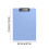 A4 Plastic Clipboard with Thickened Clip 1 Pack 3