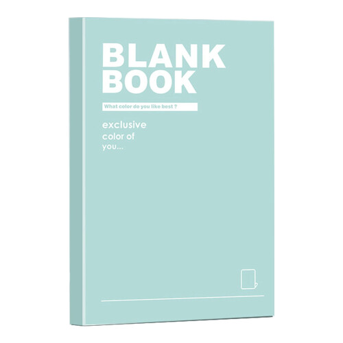 A5 Blank Notebook 128 Pages 80 GSM Lay-Flat Soft Cover
