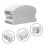 Stainless Steel Handrail End Cap Silver 1 Piece 1