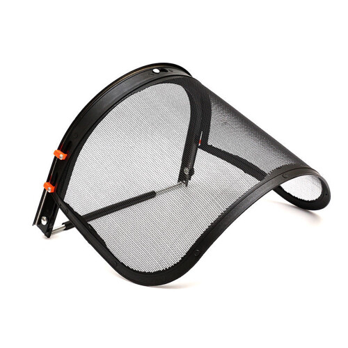Face Shield with Steel Wire Visor Bracket for Hat Protection