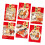 Red Envelopes with Cartoon Horse Designs 6-Pack 1