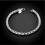 Sterling Silver Hollow Box Link Bangle Bracelet 1 Pc 3