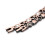 Copper Anklet for Women Heart Design Adjustable Boho Foot 8