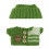 Soft Plush Doll Winter Outfit Set with Knit Hat and Sweater 1
