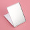 Foldable Mirror Compact Makeup Mirror Silver 3