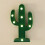 LED Cactus Lamp Green Battery Operated 8 LED 3