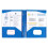 Clasp Pocket File Folder with ID Slot 1 pack 4