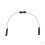 Silicone Glasses Strap Neck Cord 2 pcs 1