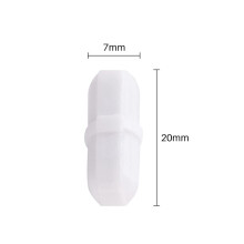 100 PièCes SéRies 20Mm/0.8 Pouces Agitateur MagnéTique MéLangeur Barre D'Agitation Barre de Laboratoire Barre de Plaque D'Agitation