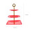 Rustic Cupcake Stand Red 3-Tier 4