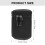 Black Camera Lens Case Synthetic Lightweight Durable 4.5 x 3