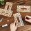 Rubber Hollow Wood Carved Onlay Applique 2PCS 3