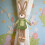 Hand-Knitted Rabbit Curtain Tiebacks Spring Decor 2PCS 4