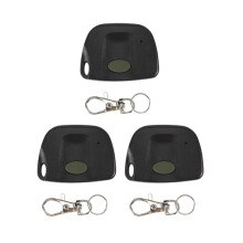 3 PCS Garage Door Remote Compatible with Multicode 300mhz 10 Dip 3089 3060 3070 Gate Opener with Keychain
