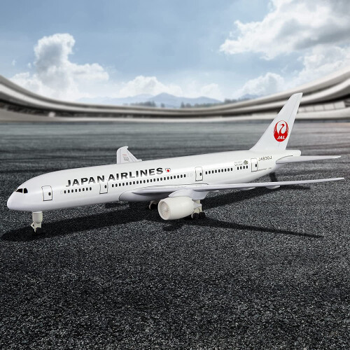 Japan B787 Airplane Model Retro Elegant Style with Movable 2