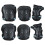 Biking Knee Pads Protective Gear Set Black Blue 3