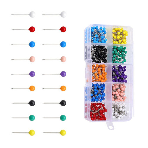 Colored Dressmaking Pins 4mm Head 200/500/900 Pcs