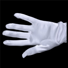 8X 21 Inch Women Arm Long Satin Elbow Gloves for Evening Wedding Fancy Dress Costume - White