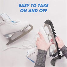 3X Ice Skate Blade Protectors,Universal Ice Skate Blade Cover Hockey Skate Guards with Adjustable Buckle for Skating