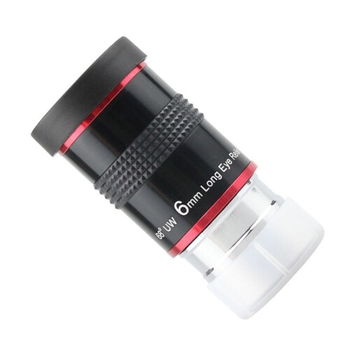 Ocular de Telescópio UW6MM Ultra  Angular de 68 de 1,25 Polegadas para Telescópio Astronômico 1