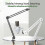 Foldable All-Metal Mic Boom Arm Stand for Podcasters and 6