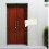 White Plastic Lockable Outdoor Wall-Mount Mailbox 6