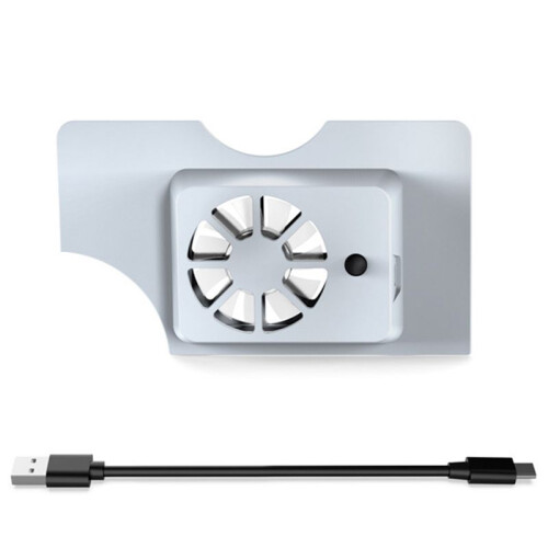 Dock Cooling Fan for  OLED Stand Game Console Dock Cooler with LED Fan USB for   OLED Accessory A