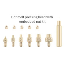 Heat Insert Nut Iron Tip Kit for 3D Printer Brass Thread Embedded Heat Insertion Soldering Iron Tool Set