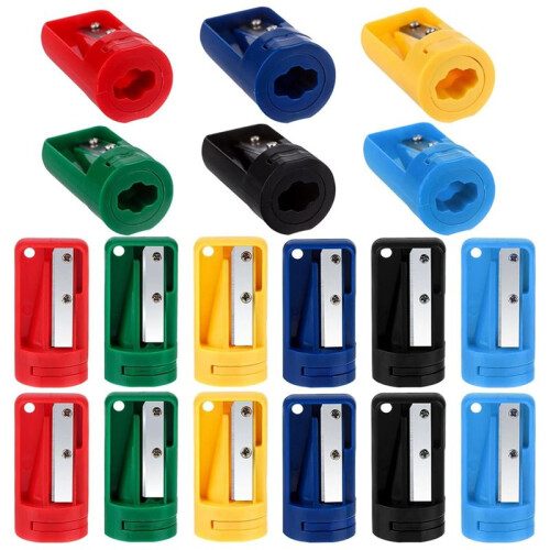 18 Pcs Carpenter Pencil Sharpener Compact Manual Carpenter Pencil Sharpener Portable Woodwork Pencil Cutter