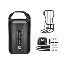 NEWBOLER Metal Front Rack with 10L Bag for  Bike Bag Front  Shelf Luggage Rack Bicycle Accessories