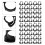 50PCS PE Pipe Clamp Φ20 Irrigation Pipe Fixed to Prevent Water Leakage Sprinkler Drip Pipe Accessories Fixed Snaps 4