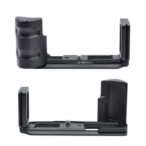 For  E-M10III Camera L Bracket Hand Grip Quick Release Plate Camera Accessories Black 2