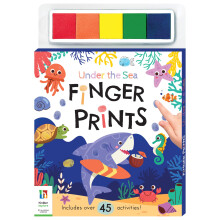 Hinkler Under The Sea Finger Painting And Colouring Art Book With 45+ Fun Activities Finger Painting Fun Activity Book For Boys And Girls Includes