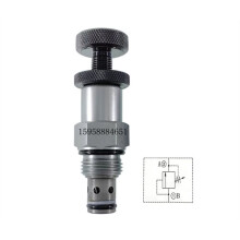Soupape de Sécurité Hydraulique Manuelle Réglable V2068, Filetage 1/4", Soupape de Décharge de Pression
