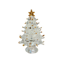Crystal Christmas Tree Ornament Blue Glass 2.36x1.57x1.57 in