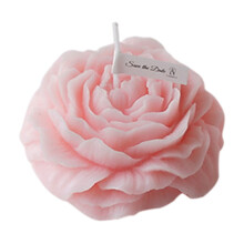 Wine Red Rose Scented Candle Low-Temp Body-Safe 1 PC