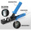 Speed Termination  Tool for VCE 90 C265  Jacks, Cat5e/Cat6/Cat6A RJ45 Punch Down 5