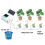 Automatic Drip Irrigation Device Double Pump Controller Timer System Solar  Intelligent Watering Device for Plants 5