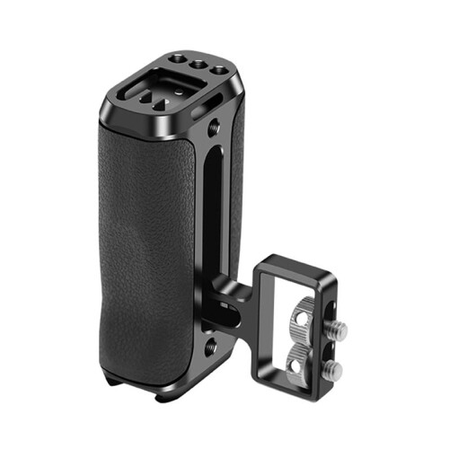 Universal Rail Clamp Side Handle Grip 1/4in Thread Camera Cage Handgrip for DSLR Camera Cage Cold Shoe Mount Mic Holder 1