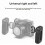 Universal Rail Clamp Side Handle Grip 1/4in Thread Camera Cage Handgrip for DSLR Camera Cage Cold Shoe Mount Mic Holder 4