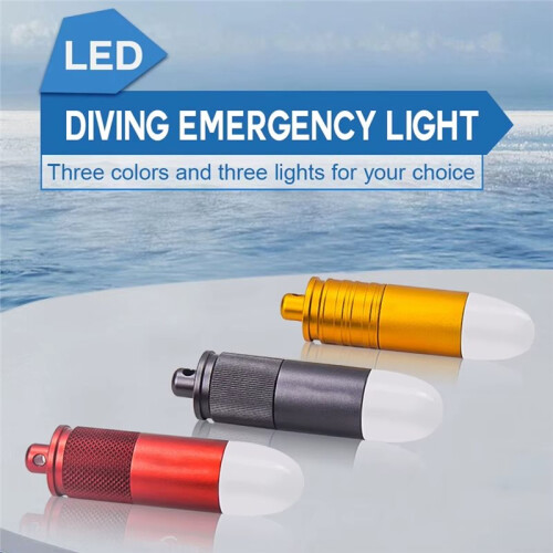 Underwater 150M Scuba Dive Light Strobe Beacon Diving Signal Light Night Dive Flashing  Light A 1