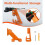 Chainsaw Hanger,2Pack Chainsaw Wall Mount,Chainsaw Holder,Garage Organization Garage Storage Shed Organizer Mount 1