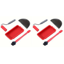 8PCS Silicone Glue Applicator Kit, Reusable Silicone Glue Brush Set Wood Glue Spreader Silicone Brushes for Woodworking