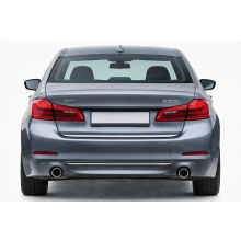BMW 5 Series 2016-20 G30 Chrome Tailgate Trim Rail Rear Trim Trunk Lid