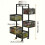 5-Tier Rolling Storage Cart Black Metal 5 Baskets 1