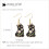 Cat Stud Earrings for Women 2 Pieces 6