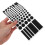 Number Light Dimming Stickers Office Black 4 Sheets 3