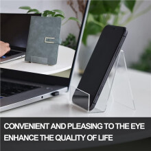36 Pack Acrylic Book Stand, Clear Book Holder, Small Acrylic Display Stand for Books, Photos, Brochures, Tablets