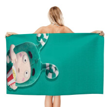 Oddbods Beach Towel Quick-Drying Lightweight 30.7x59in